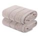 Handdoekenset, Luxe Handdoekenset, 2-delig, Lichtbruin