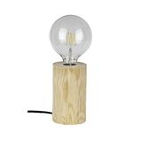 Homemania Bureaulamp Foster, Bureau, Nachtkastje, Hout, 8-12 x 8-12 x 15 cm