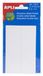 APLI 2556 - Witte dubbele etiketten aan de voorkant 31,0 x 100,0 mm