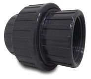 PVC 3-delige koppeling 1.1/4" bi/bi 10 bar
