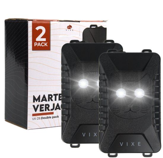 VIXE Muizenverjager & Marterverjager Auto - 2 Stuks