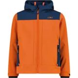 CMP Gevoerd hoodie voor kind, Maat 6 jaar, Polyester, Blauw/Oranje