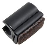 Adsamm® 16 x Klemgeleider met Vilt voor Ronde Buizen - Zwart - Ø 12-13 mm