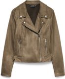 Vero Moda VMJOSE SHORT FAUX SUEDE JACKET GA NOOS - Chocolate Chip - Maat M - Dames