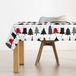 Muaré Vlekbestendig tafelkleed van hars Merry Christmas 300 x 180 cm