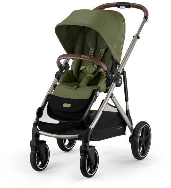 Cybex Gazelle S Kinderwagen - Moss Green - Taupe Frame