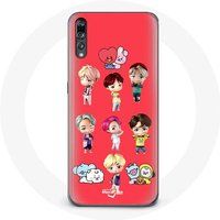 Maniacase Etui voor Huawei P20 BTS TinyTAN Animatie BT21 Poster