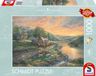 Schmidt Legpuzzel Dageraad in Emerald Valley Thomas Kinkade Studios 1000 stukjes