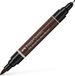 Faber-Castell Pitt Artist Pen Duo Marker - 175 donker sepia