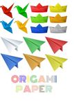 Origami Ppaer Colored Origami Paper Double Sided: 200 Sheets For Crafts Project And Art, 40 Colors Origami Paper, Size (6 x 9) inches.