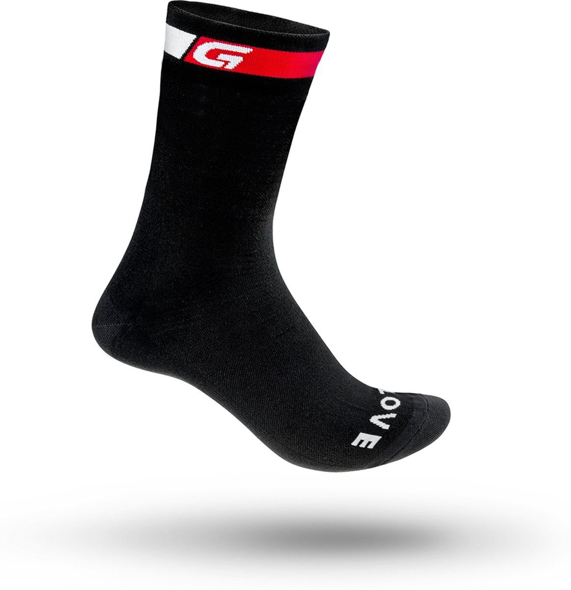 GripGrab Classic High Cut Fietssokken Maat S Zwart