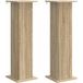 Maison Exclusive - Support de plante 2 pièces Chêne Sonoma 30,5 x 30 x 100,5 cm
