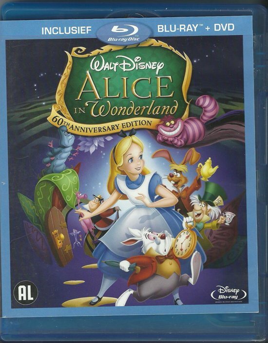 - ALICE IN WONDERLAND 60TH ANNCOMBO BD/DVD