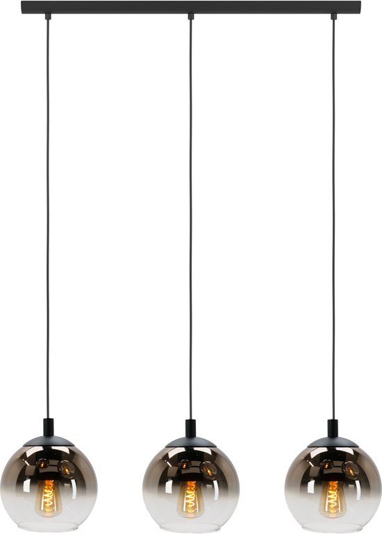 Eglo Ariscani 1 Hanglamp - Zwart/Koper