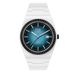 Ice-Watch ICE power PW1 White Ocean blue radial - Montre blanche pour homme avec bracelet en silicone - 025771 (41mm)