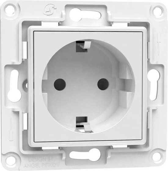 Shelly Wall Socket EU wh Stopcontact - Wit