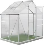 Westmann Aluminium kas Flora 64 - Zilver - 132x190x201cm