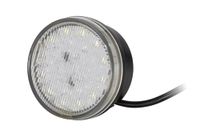 HELLA VALUEFIT LED Dagrijverlichting - 83mm - 24V - Rond - Transparent - Kabel: 2500mm - Aan beide zijden - Aantal: 1 - 2BE 980 690-101