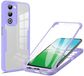 Techsuit Hoesje geschikt voor Oppo A5/A5m - ColorVerse 360 Case met Screenprotector - Paars