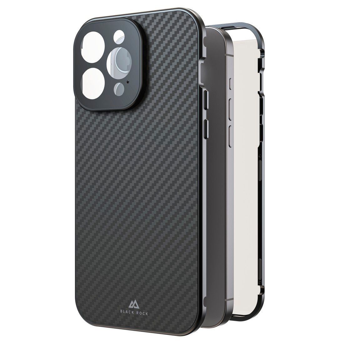 Hama 360° Glass mobiele telefoon behuizingen Apple iPhone 15 Pro Max Koolstof