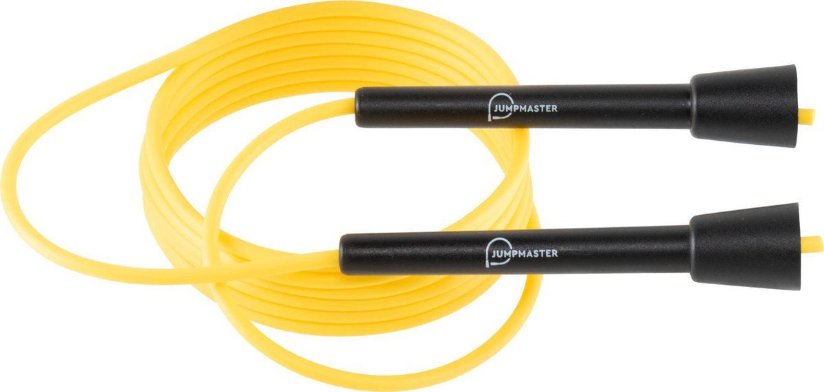 JumpMaster Speed Rope Floyd - Springtouw - Zwart/Geel - 335cm