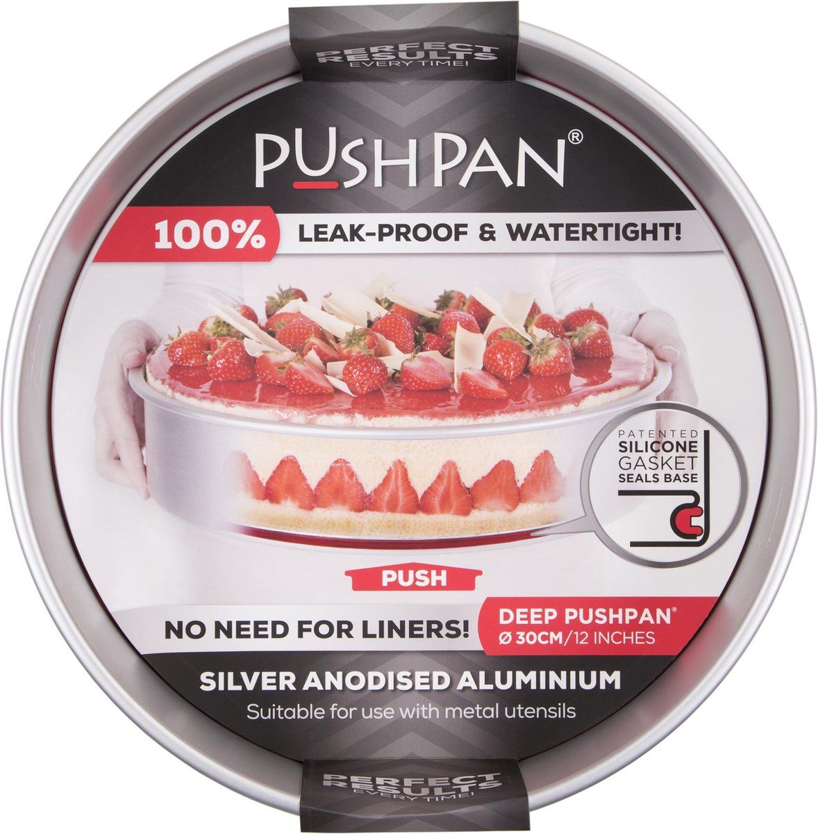 Wham PushPan Springvorm - 30 cm - Aluminium