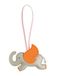 Cheeky Chain Munich Cheeky Chain Dumbo Sleutelhanger grijs / donkeroranje