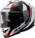LS2 FF818 Storm III Sporty Helm - Integraalhelm - Wit/blauw/rood - Maat S