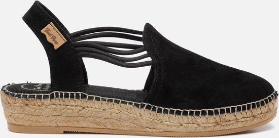 Toni Pons Nuria Espadrilles Dames - Zwart - Maat 36
