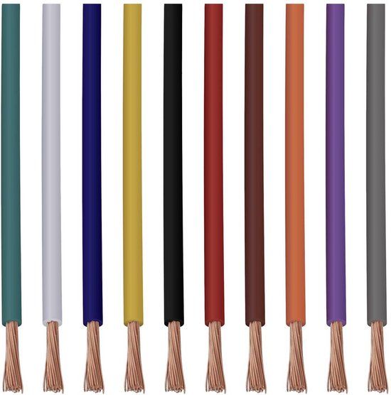 Quadrios 22CW001 Assortiment draden 1 x 0.14 mm² - 10 kleuren - 1 stuk