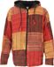 Goa Veste, Veste Patchwork Uni - Orange, Homme, Coton, Taille : XL