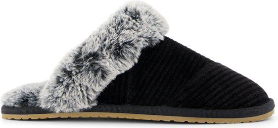 Toms Valerie Slippers Dames Zwart Maat 40 - Textiel - Herfst/Winter 2024