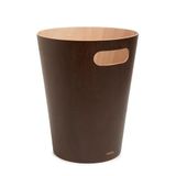 Umbra Woodrow prullenbak met capaciteit van 7,5 liter, Beukenhout, Espresso