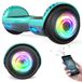 SISIGAD Offroad hoverboard voor kinderen en volwassenen met 6,5 inch banden, grote batterij, hoverboard, bluetooth, luidspreker, led-licht