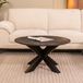 LABEL51 Otis Salontafel - Zwart - Hout - 80 cm - Rond