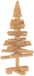 vidaXL Sapin de Noël en bois KOTKA 60 cm pin massif finition marron