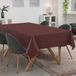 ANRO Tafelkleed Effen linnenlook Meerkleurig 140x120cm Met sierband Afwasbaar Waterafstotend