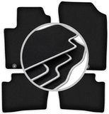 DURBAN-BLACK CARLUX-SILVER automatten voor: Hyundai i20 I hatchback (2008-2014)