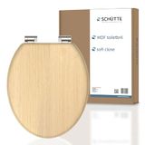SCHÜTTE Wc-bril NATRUAL met softclosemechanisme van hout