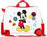 Disney Mickey Enjoy the Day Kinderkoffer, wit, 50 x 38 x 20 cm, harde schaal, ABS, cijferslot 34 l, 2.3 kg, 4 wielen, handbagage