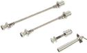 Tranz-X Tranz X Quick Release Set Voor/achter-naaf En Zadelpen Zilver