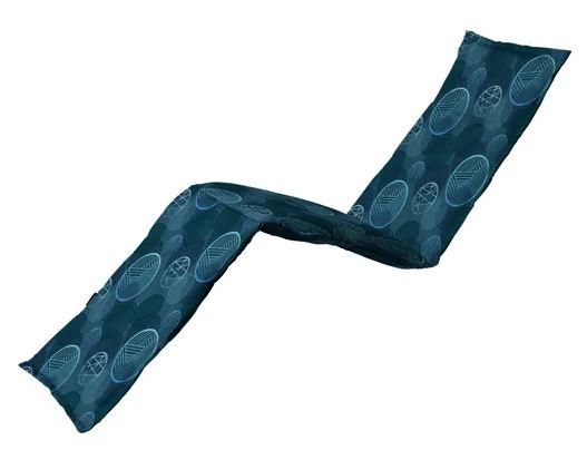 Madison ligbedkussen Circle 200 x 65 cm blauw