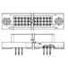 TE Connectivity 531134-8 Female header, inbouw (standaard) Totaal aantal polen: 240 Rastermaat: 2.54 mm Inhoud: 1 stuk(s) Package