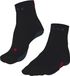 FALKE RU True Motion Short anti-blaar lyocel functioneel materiaal hardloopsokken heren zwart - maat 42-43