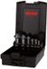 RUKO ULTIMATECUT 102890PRO Jeu de fraises coniques 6 pièces 6.30 mm, 8.30 mm, 10.40 mm, 12.40 mm, 16.50 mm, 20.50 mm HSS Tige cylindrique