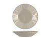 H&H Set 6 Piatti In Stoneware Celine Grigio Fondo 21,5