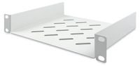 Étagère - 1U - 10 pouces - 254 mm - Gris - Perforé - Pour armoire réseau