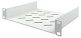 Étagère - 1U - 10 pouces - 254 mm - Gris - Perforé - Pour armoire réseau
