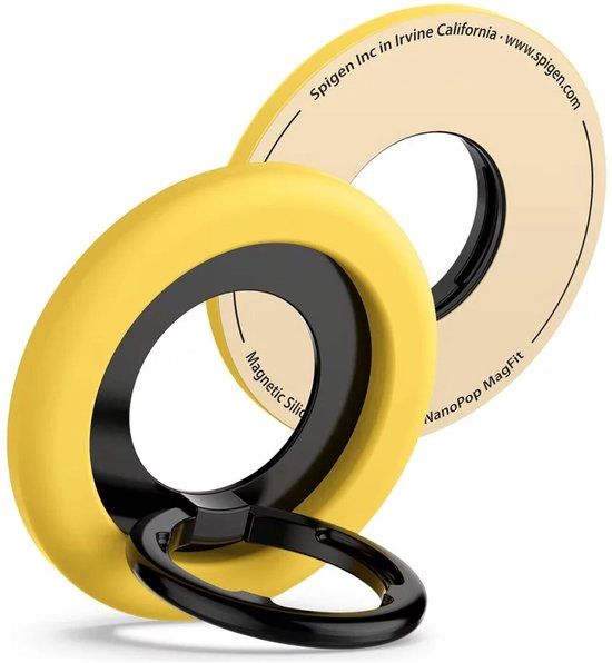 Spigen Nano Pop Magnetische MagSafe Ring Houder Standaard Geel