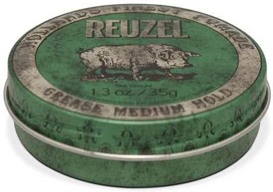 Reuzel Green Grease medium hold by Schorem - 35 gr - Wax Pomade van Schorem Barbiers